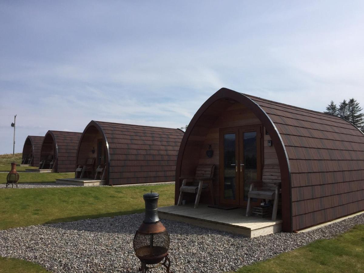 Skeabost View Pods Skye Villa Portree Exterior foto