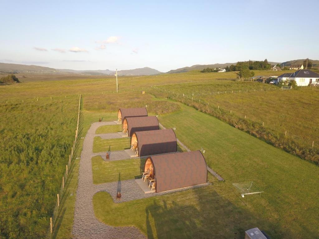 Skeabost View Pods Skye Villa Portree Exterior foto